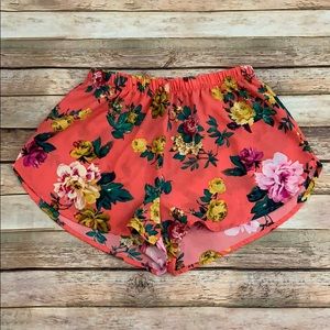 Ambiance Apparel Floral Shorts